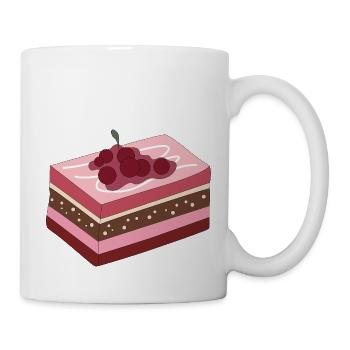 Sweets Kuchen - Tasse - Weiß - Rechts