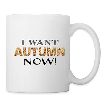 autumn now sw - Mug - white - Right