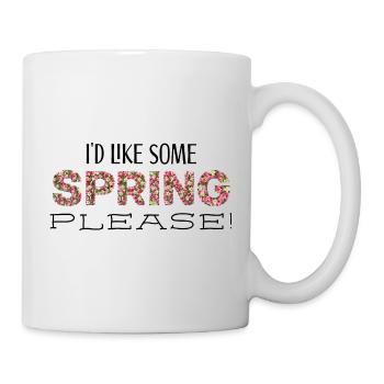 spring please sw - Mug - white - Right