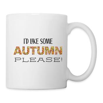 autumn please sw - Mug - white - Right