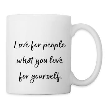 Love for the people - Mug - white - Right