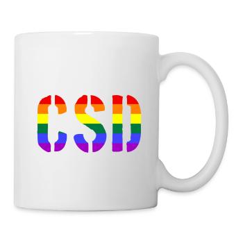 CSD - Christopher Street Day - Gay - Lesbian - Tasse - Weiß - Rechts