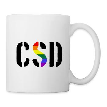 CSD - Christopher Street Day - Gay - Lesbian - Tasse - Weiß - Rechts