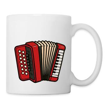 akkordeon - Tasse - Weiß - Rechts