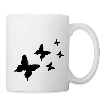 Butterflies - Mug - white - Right