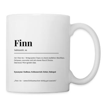 Finn - Tasse - Weiß - Rechts