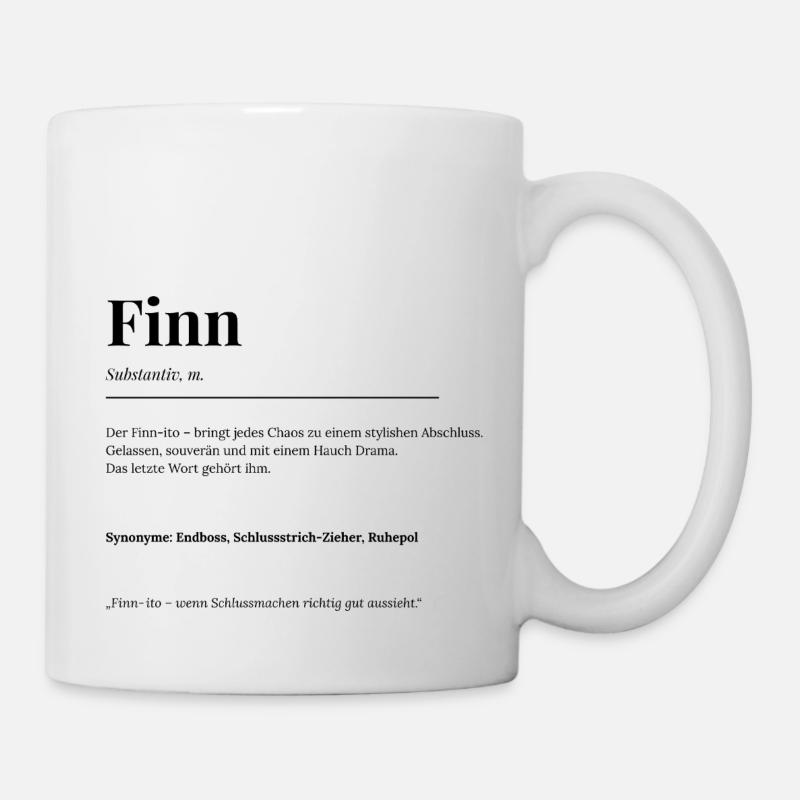 Finn - Tasse - Weiß