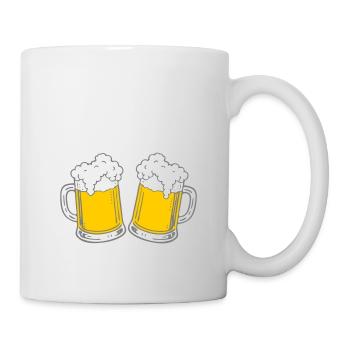 Bees here, Bees here - oder ich fall um! - Mug - white - Right