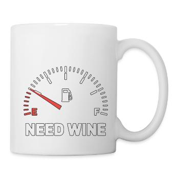 Réservoir vide – besoin de vin maintenant ! - Mug blanc - blanc - Droite