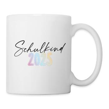 Schulkind 2025 - Tasse - Weiß - Rechts