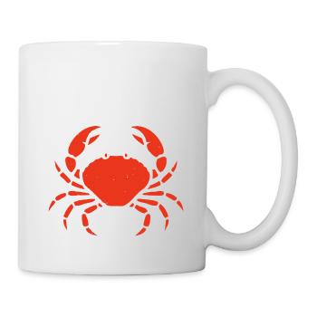 Krebs - Tasse - Weiß - Rechts