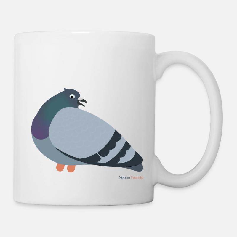 Pigeons pigeons - Mug blanc - blanc