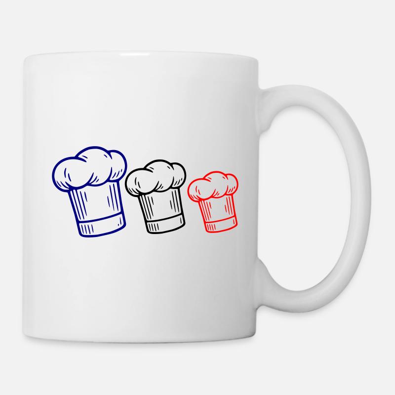 Toque drapeau français - Mug blanc - blanc