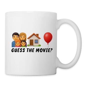 Devinez le film Drôle Humoristique - Mug blanc - blanc - Droite