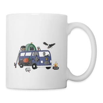 Wild and free Camper - Mug - white - Right