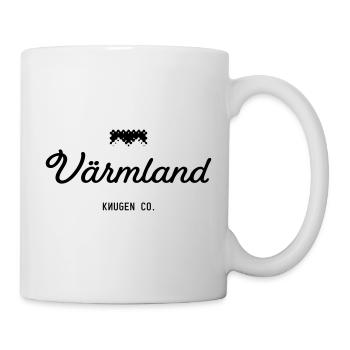 Värmland noir - Mug blanc - blanc - Droite