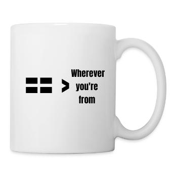 Minimalist Window Theme Inspirational Design - Mug - white - Right
