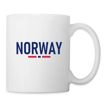Norvège - Norvège - Norvège - Drapeau - Scandinavie - Mug blanc - blanc - Droite