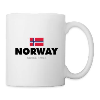 Norway - Norge - Norway - Flag - Scandinavia - Mug - white - Right