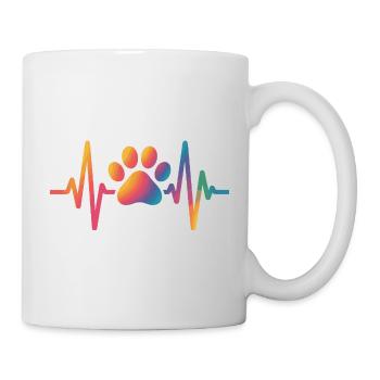 Dog Paw Animal Lover Dog - Mug - white - Right