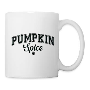 Kürbisgewürz-Herbst-Grafik-T-Shirt - Tasse - Weiß - Rechts