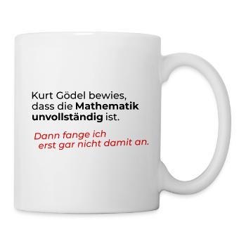 Mathematics incomplete - Mug - white - Right