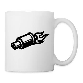 Exhaust Symbol Tuning - Mug - white - Right