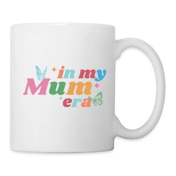 In My Mum Era – Bunt & Verspielt - Tasse - Weiß - Rechts