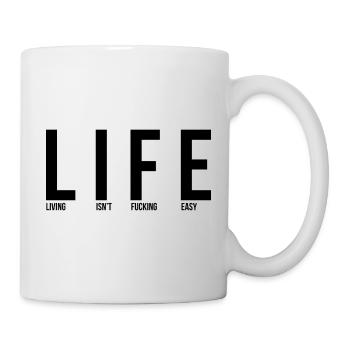 LifeUnfiltered - Tasse - Weiß - Rechts