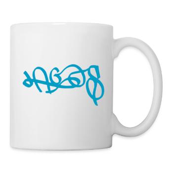 Abstract Lagos Graffiti Design - Mug - white - Right