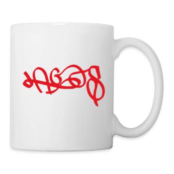 Red Lagos Graffiti - Mug - white - Right