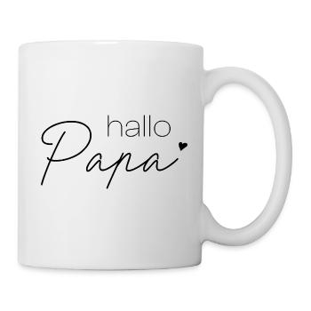 Bonjour papa - Mug blanc - blanc - Droite