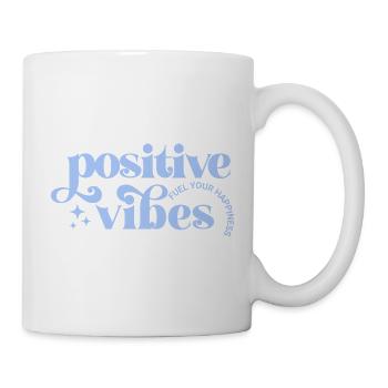 Vibes Positives Typography lavand - Mug - white - Right