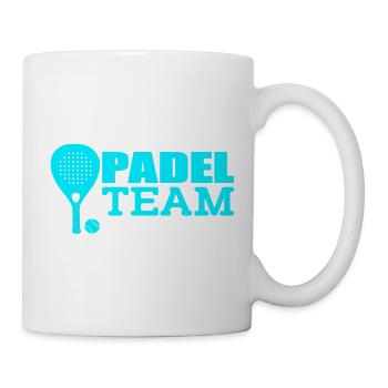 Padel - Tasse - Weiß - Rechts