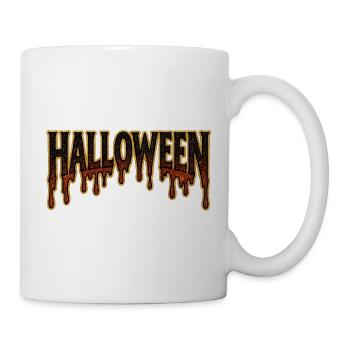 Halloween Dripping Gold Lettering - Mug - white - Right