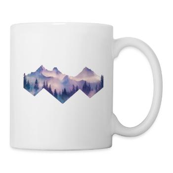 Montagnes Nature Randonnée - Mug blanc - blanc - Droite