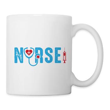 Funny Nurse Gifts Nursing Outfits - Mug - white - Right