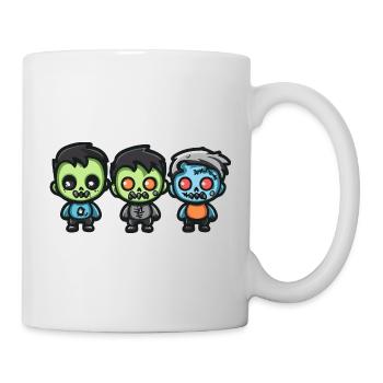 Zombies Halloween Cute Comic - Mug - white - Right
