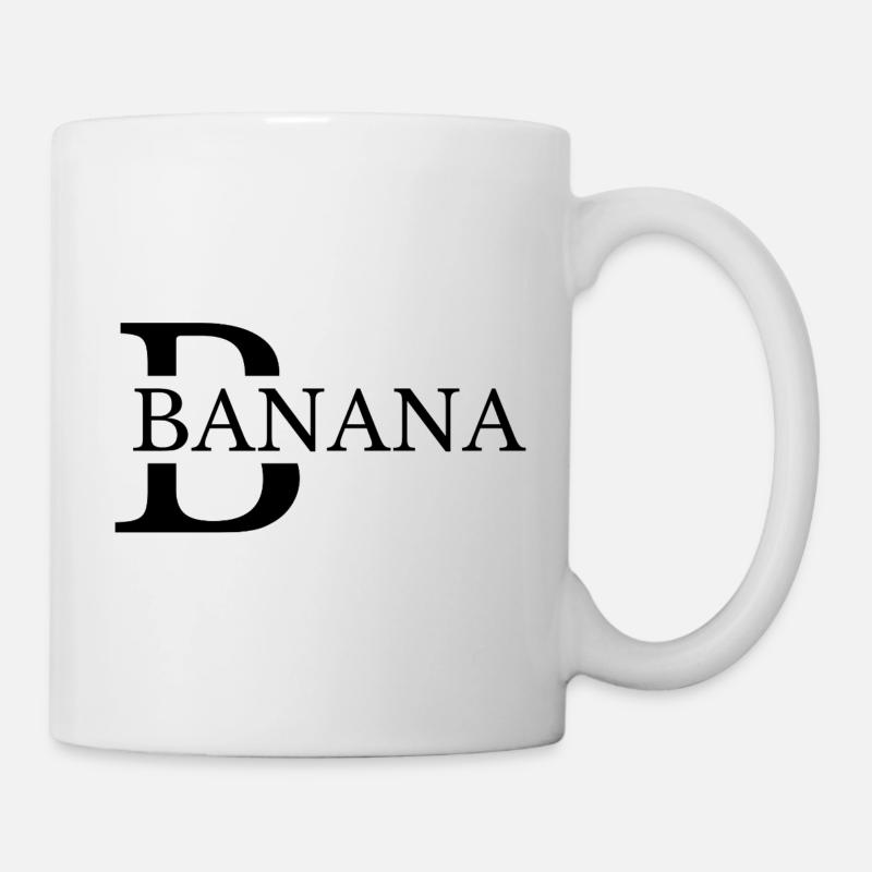 Banana Bold Typography - Mug - white
