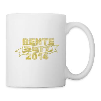 Rente 2014 - Mug blanc - blanc - Droite