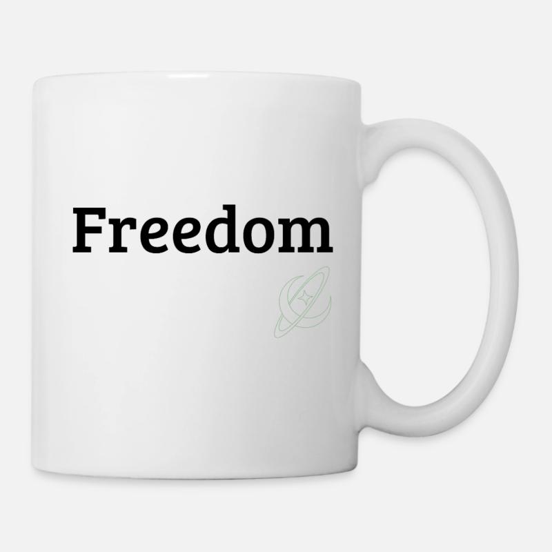 Liberté - Mug blanc - blanc
