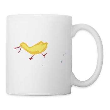 Peking Ente  - Tasse - Weiß - Rechts