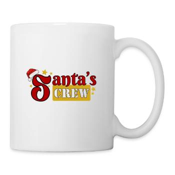 Santa's Crew Black Family Motif Partner Look - Mug - white - Right