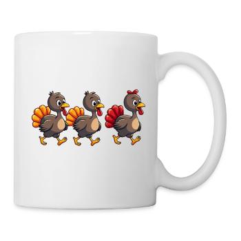 Thanksgiving Truthahn Baby - Tasse - Weiß - Rechts
