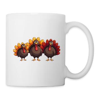 Thanksgiving Truthahn Baby - Tasse - Weiß - Rechts