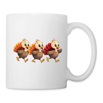 Thanksgiving Truthahn Baby - Tasse - Weiß - Rechts