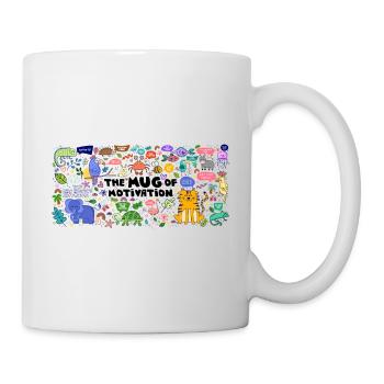 Coupe de motivation - Mug blanc - blanc - Droite