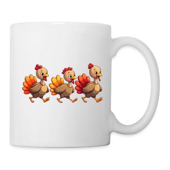 Thanksgiving Truthahn Baby - Tasse - Weiß - Rechts
