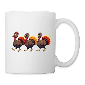 Thanksgiving Truthahn Baby - Tasse - Weiß - Rechts