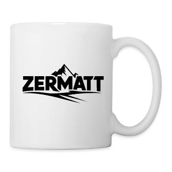 Zermatt - Souvenir Design - Tasse - Weiß - Rechts